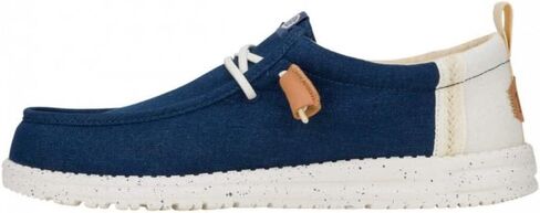 Heydude Wally Craft Linen Timber/Silver Birch Size 12 ، أحذية رجالي ، متسكعون ، مريحون وخفيفون الوزن in Kuwait