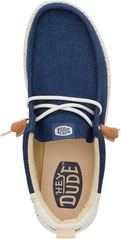 Heydude Wally Craft Linen Timber/Silver Birch Size 12 ، أحذية رجالي ، متسكعون ، مريحون وخفيفون الوزن in Kuwait