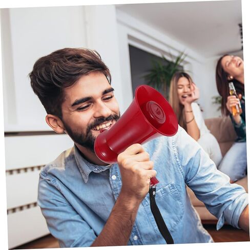SUPVOX Mini Megaphone Bull Horn Speaker Pink Boys and Girls Megaphone for Sports Events Portable in Saudi Arabia