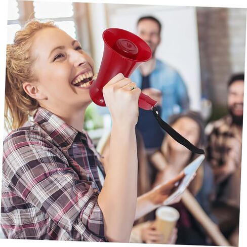 SUPVOX Mini Megaphone Bull Horn Speaker Pink Boys and Girls Megaphone for Sports Events Portable in Saudi Arabia