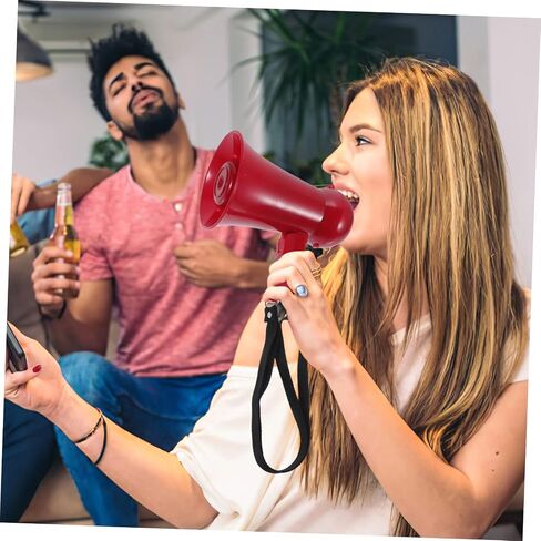 SUPVOX Mini Megaphone Bull Horn Speaker Pink Boys and Girls Megaphone for Sports Events Portable in Saudi Arabia