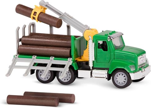 مدفوعًا بشاحنة Battat - Recycling Truck للأطفال - لعبة عمل مركبة - أضواء وأصوات - أجزاء متحركة - 3 سنوات + - شاحنة إعادة تدوير صغيرة in Kuwait