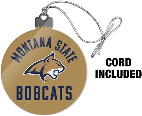 GRAPHICS & MORE Montana State University Bobcats Acrylic Christmas Tree Holiday Ornament in Saudi Arabia