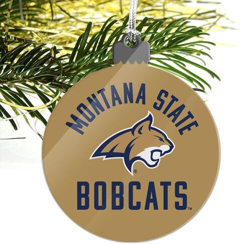 GRAPHICS & MORE Montana State University Bobcats Acrylic Christmas Tree Holiday Ornament in Saudi Arabia