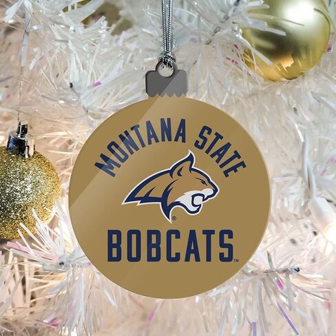 GRAPHICS & MORE Montana State University Bobcats Acrylic Christmas Tree Holiday Ornament in Saudi Arabia