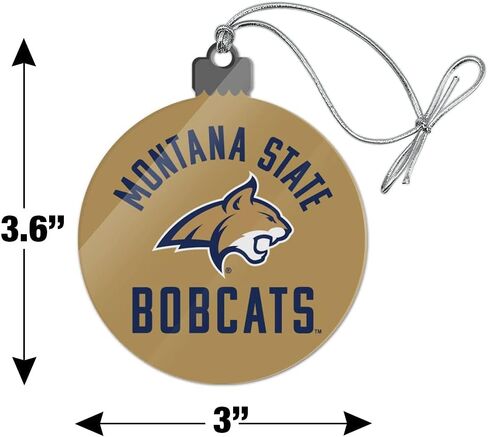 GRAPHICS & MORE Montana State University Bobcats Acrylic Christmas Tree Holiday Ornament in Saudi Arabia