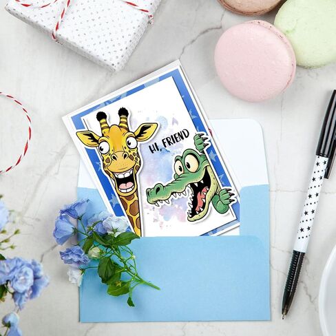 Globleland Quirky Comic People Clear Stamps و Magic Hair Cartoon People Cutting Vies Lit for DIY Scrapbooking and Cards Making Decorative Photo Abrum Decoration in Saudi Arabia