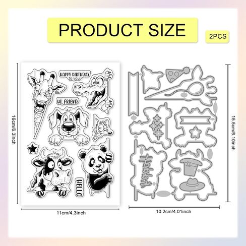 Globleland Quirky Comic People Clear Stamps و Magic Hair Cartoon People Cutting Vies Lit for DIY Scrapbooking and Cards Making Decorative Photo Abrum Decoration in Saudi Arabia