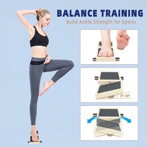 Ankle Foot Strengthener for Ankle Mobility,Single Leg Ankle Balance Board for Sprained,Balance Training,Physical Therapy,Posture Correction,Stability Exercises,Home Gym Equipment Fitness Axis Board in Saudi Arabia