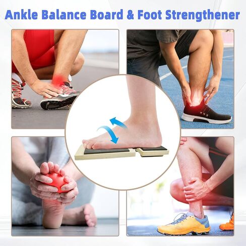 Ankle Foot Strengthener for Ankle Mobility,Single Leg Ankle Balance Board for Sprained,Balance Training,Physical Therapy,Posture Correction,Stability Exercises,Home Gym Equipment Fitness Axis Board in Saudi Arabia