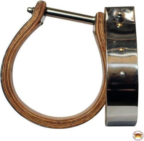 HILASON Wood Round with Stainless Steel Saddle Stirrups with 6 in Height in Saudi Arabia