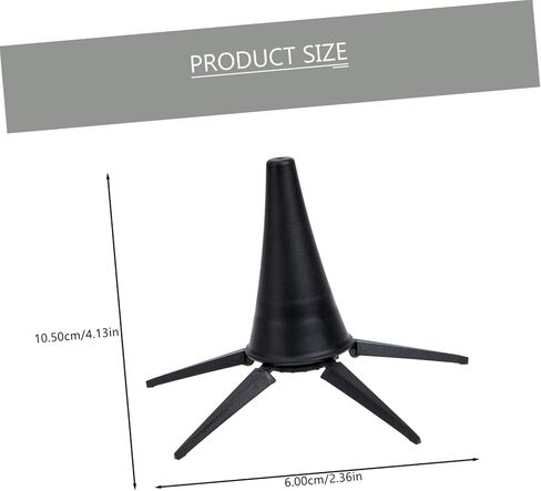 Vaguelly Portable Clarinet Stand Five-Legged Base Black Folding Oboe Holder for Wind Instruments Adjustable Music Stand for Clarinet and Oboe Players in Saudi Arabia
