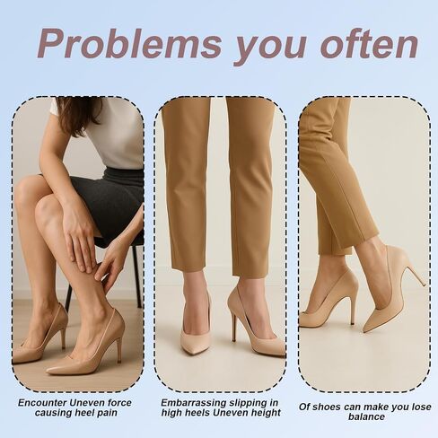 20 PCS حماة كعب عالية ، 5 أحجام سدادات من الخنائي وقبعة إصلاح للأحذية للأحذية نساء الكعب العالي الكعب المضاد للانزلاق للأنشطة في الهواء الطلق الحصى للأراضي الرطبة (أسود ، شفاف) in Kuwait