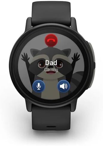 Garmin Bounce 2، ساعة ذكية للأطفال مع ميزات الاتصال والمراسلة وتتبع الموقع، حزمة أرجوانية فاتحة مع شاحن حائط USB + المزيد in Saudi Arabia
