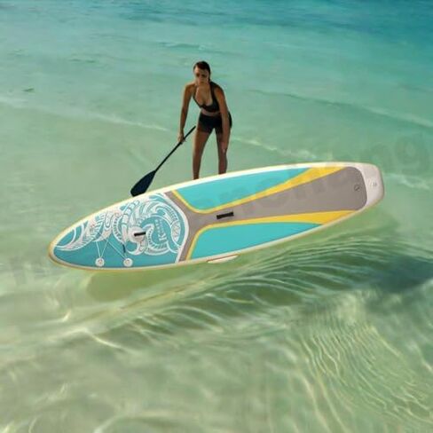 Menglanchang 2-in-1 Inflatable Paddleboard with Pump & 500W Electric Scooter - 3.15m Anti-Slip Yoga Deck for Youth & Adults - Ultimate Water Fun Experience! in Saudi Arabia