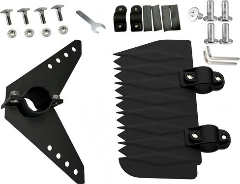 for NK-180s Marine Steering Triangle, Black Powder Coated Aluminum, for Kayak and Trolling Motors (black) in Kuwait