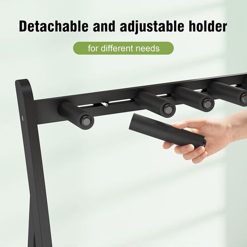 Guitar Stand Rack, Multi-Guitar Display Rack Adjustable Bamboo Guitars Holder Electric Guitar Stands Floor Storage for Bass Acoustic, Home Studio, Band Stage (Natural-B) in Saudi Arabia
