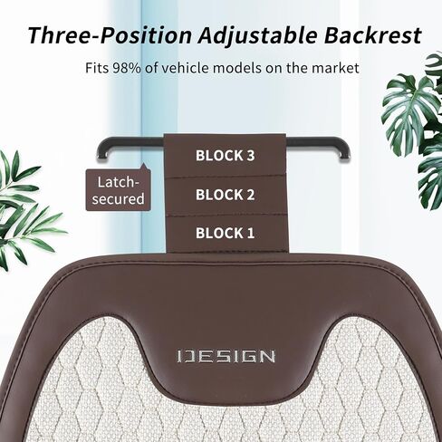 Car Seat Covers for Front Seats – Waterproof & Breathable Faux Nappa Leather, 360° Full Wrap Design, Airbag Compatible, Lumbar Support, Universal Fit for Most Automotive Sedans, SUVs, Pickups – Black in Saudi Arabia