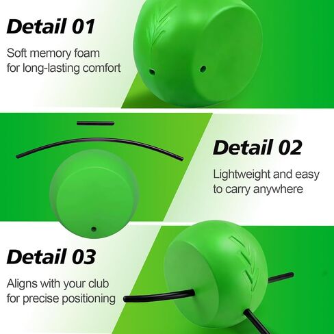 The Connector Golf Training Aid, Golf Swing Trainer for Posture Correction and Arm Positioning, Helps Improve Swing Mechanics and Accuracy in Saudi Arabia