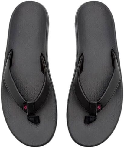 Nike Women's Bella Kai Flip Flops (5, Black/Pink) in Saudi Arabia