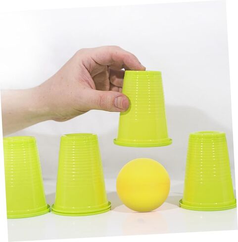 Yardwe 25pcs Lottery Balls Plastic Hollow Table Tennis Balls for Raffle Game Decor in Kuwait