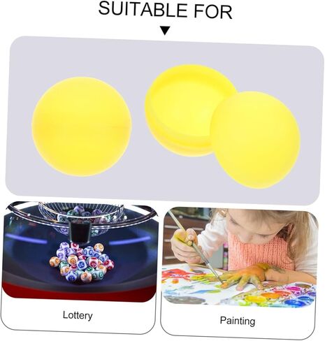 Yardwe 25pcs Lottery Balls Plastic Hollow Table Tennis Balls for Raffle Game Decor in Kuwait