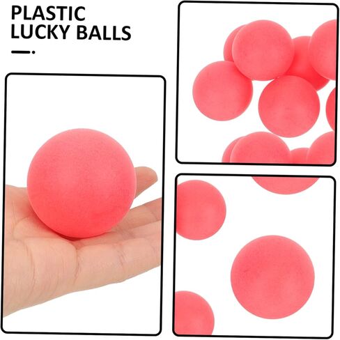 Toyvian 100pcs Colored Bingo Balls Durable Raffle Drawing Balls for Parties Game and Events for Table Tennis and DIY Games in Kuwait