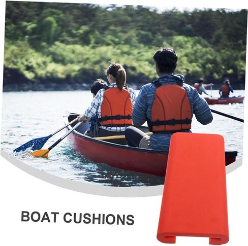 GALPADA 2Pcs Breathable EVA Boat Seat Cushion for Kayak and Dragon Boat Racing Slip-Resistant and Lightweight for Outdoor Training and Paddling in Saudi Arabia
