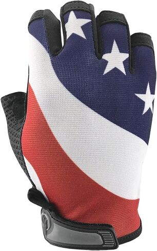 USA American Flag HALF Finger Gloves for Gym, Exercise, Cross Training, Driving, Cycling, and Multi-Use in Saudi Arabia