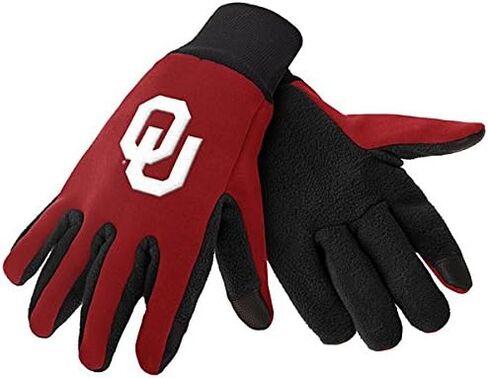 FOCO Oklahoma Sooners Color Texting Gloves in Saudi Arabia