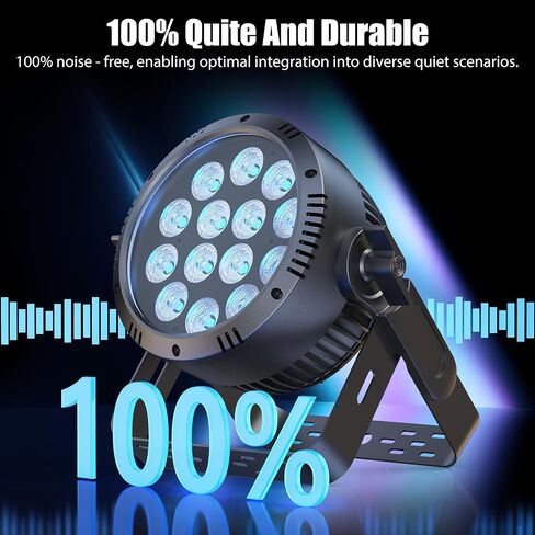 مصابيح مقاومة للماء في الهواء الطلق عالية السطوع 14X18W LED RGBW 4in1 DMX 4/9CH إضاءة المسرح للأداء الخارجي وقاعات المؤتمرات والقاعات والفرق الموسيقية الحية والاستوديوهات in Saudi Arabia