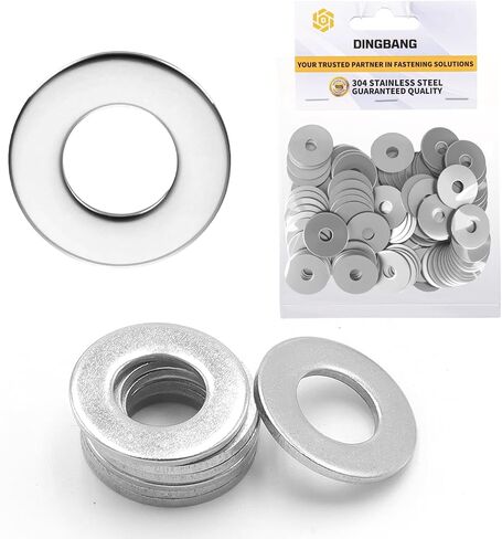 مجموعة متنوعة غسالات غسالات المقاوم المقاوم للصدأ ، 15 أحجام M3-M12 230pcs غسالات مسطحة من الفولاذ المقاوم للصدأ للبراغي والبراغي ، مجموعة غسالات متنوعة لتحسين المنزل ومشاريع DIY ، الاستخدام الصناعي in Kuwait