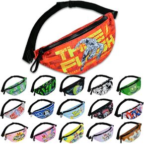 Comic Style Fanny Pack for Men,Women&Teens–Bold Graphic Waist Bag with Hero Print,Adjustable Strap,Lightweight Belt Bag for Travel,Running,Hiking,Festivals or Everyday Use,Great Gift Idea (DC,DC-0070) in Kuwait