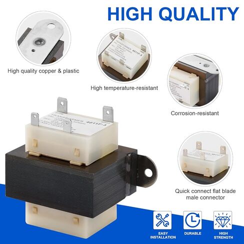 HVAC Transformer 3511F, 24V-SEC 35VA, Compatible with Trane, Basler, Gemline & More, Foot Mount in Kuwait