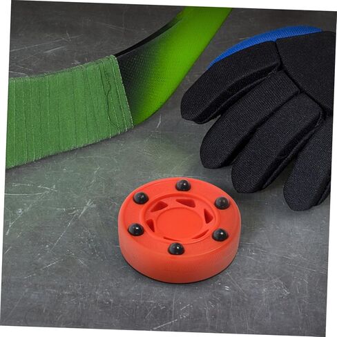 Milisten Roller Hockey Puck 2pcs Sturdy Inline Training Balls Professional Street Hockey Pucks for Practice Suitable for Indoor and Outdoor Use in Kuwait