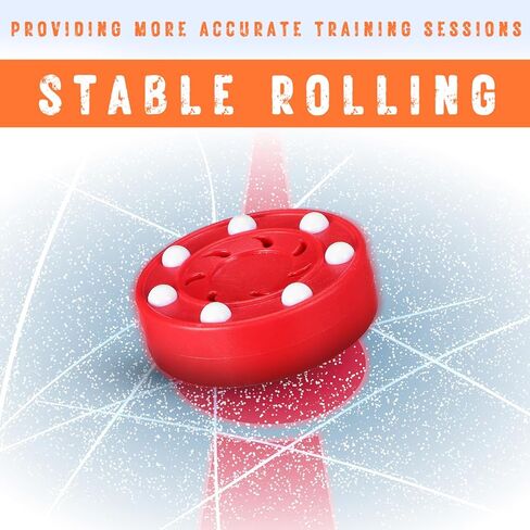 6 قطع من قرص الهوكي الدوار: قرص هوكي الشوارع ABS، كرات التدريب الرياضي، كرة تدريب على الأرض لممارسة الرياضة في الأماكن المغلقة والخارجية in Kuwait