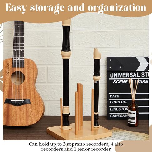 Kathfly Recorder Stand Wooden 7pc Multi-size Recorder Stand in Saudi Arabia