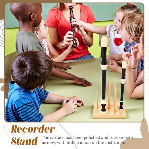 Kathfly Recorder Stand Wooden 7pc Multi-size Recorder Stand in Saudi Arabia
