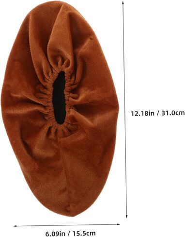 POPETPOP 2pairs Shoe Overshoes for Bowling Men Women Non-Slip Covers Washable Comfortable Protection for Indoor Floors in Saudi Arabia