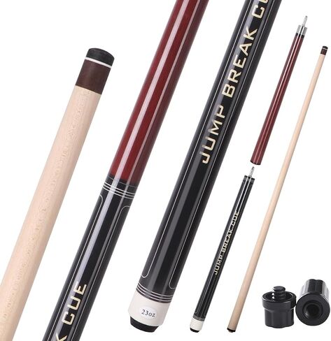 Heavy Hitter 3-Piece Jump Break Cue Stick, 23oz Heavy Jump Break Pool Cue,58 inch Canadian Hard Maple Break Cue, 13mm bakelite tip for Explosive Breaks and Effortless Jumps. in Saudi Arabia