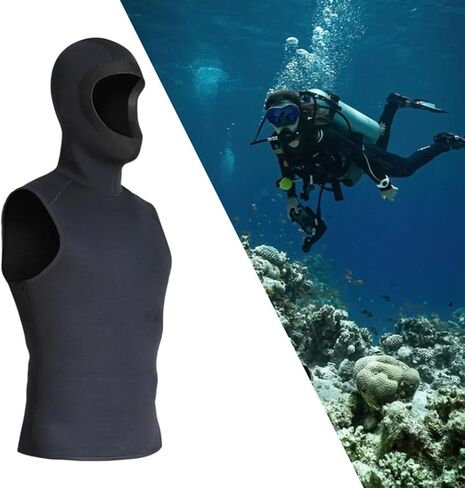 3mm Neoprene Wetsuit Hooded Vest for Men Women, Thermal for Swimming in Saudi Arabia