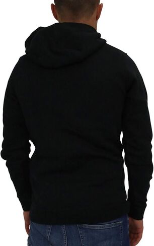 Nike Men's Sportswear Club Pullover Hoodie, Black/Black/White, XXX-Large Tall in Saudi Arabia