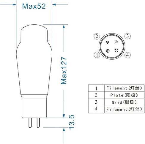 WE275 Vacuum Tube Precision Matching Amplifier(1 pcs) in Saudi Arabia