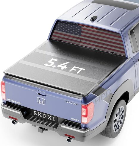 FPR Hard Tri Truck Cover Truck Cover يناسب Ford Maverick 2022-2025 مع سرير 4.5 قدم (54.4 " in Kuwait