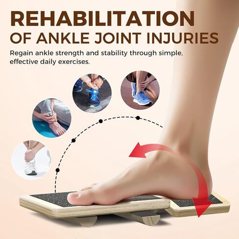 Ankle Balance Board for Stability Training, Sprain Rehabilitation and Posture Correction, Home Gym Equipment for Single Leg Balance Board Fitness and Strength Training in Saudi Arabia