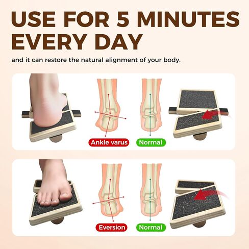 Ankle Balance Board for Stability Training, Sprain Rehabilitation and Posture Correction, Home Gym Equipment for Single Leg Balance Board Fitness and Strength Training in Saudi Arabia