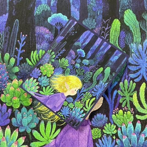 Funny Jigsaw Puzzles 1000 Pieces for Adults, Cute Puppy Animal Puzzles, Cool Surfing Dog Jigsaw Puzzle in Kuwait