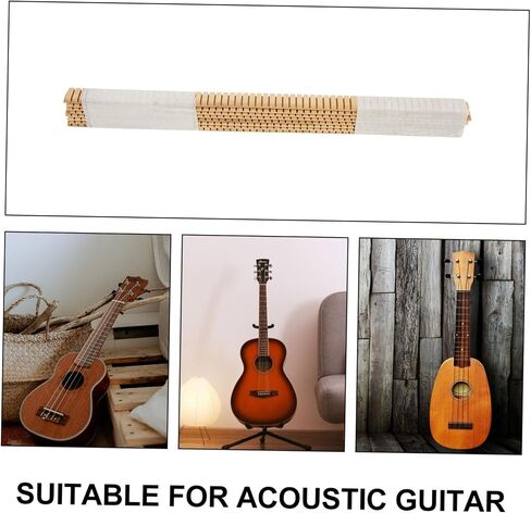 8Pcs Rainbow Color Guitar Binding Purfling Strips for DIY Luthiers Durable Edging Accessory to Prevent Damage and Extend Guitar Life in Saudi Arabia
