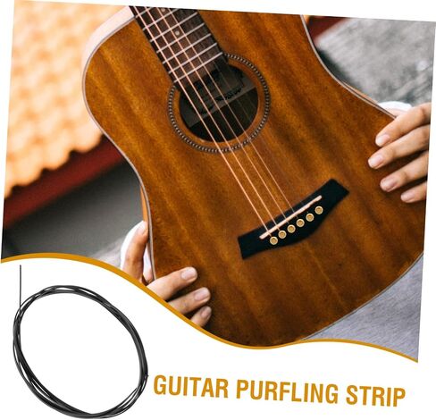 8pcs Guitar Binding Strips Durable Edging for Acoustic Classical Guitars Decorative Inlay Edge Protection in Saudi Arabia