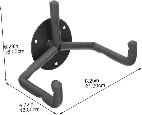1 Set Horizontal Guitar Wall Mount Holder Durable Metal Hanger for Electric Acoustic Bass Violin Ukulele Easy Installation with Screw Kit Versatile Display Rack in Saudi Arabia